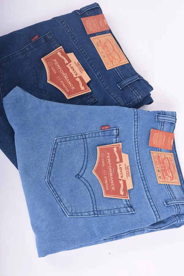Pack 2 Levi's Regular Fit ( Bleu clair +Bleu Foncé )