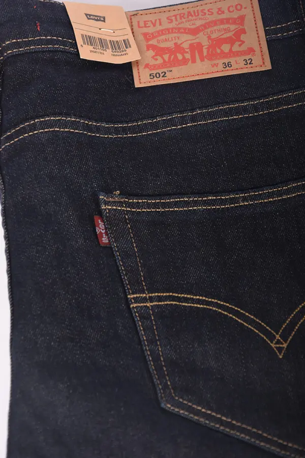 Jean LevI's Coupe Normal( Bleu Petrole ) 