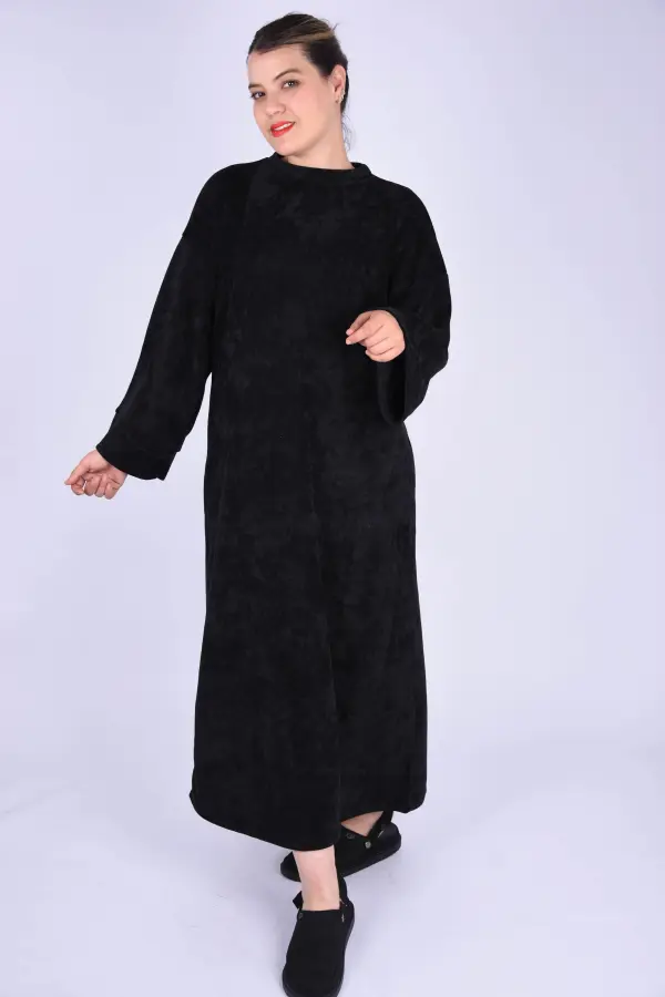 Robe Longue femme en tissu Gatifa -Noir