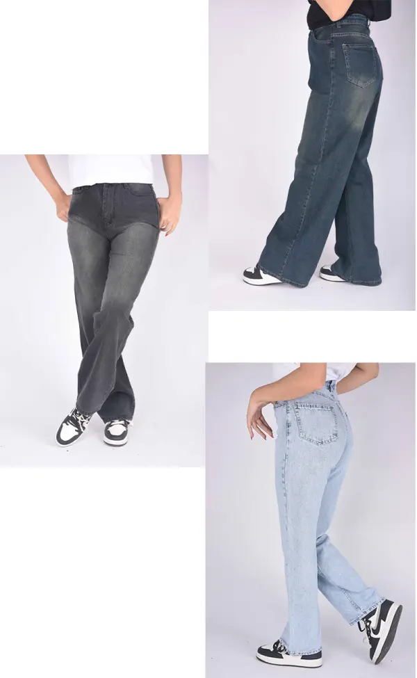 Pack De 3 jeans Tendance pour Femmes